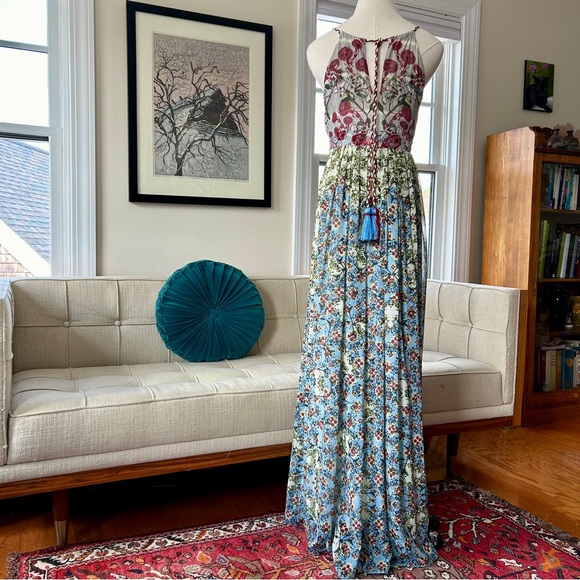 Adelise Beaded Halter Dress• Bhanuni by Jyoti for Anthropologie - Picture 5 of 9
